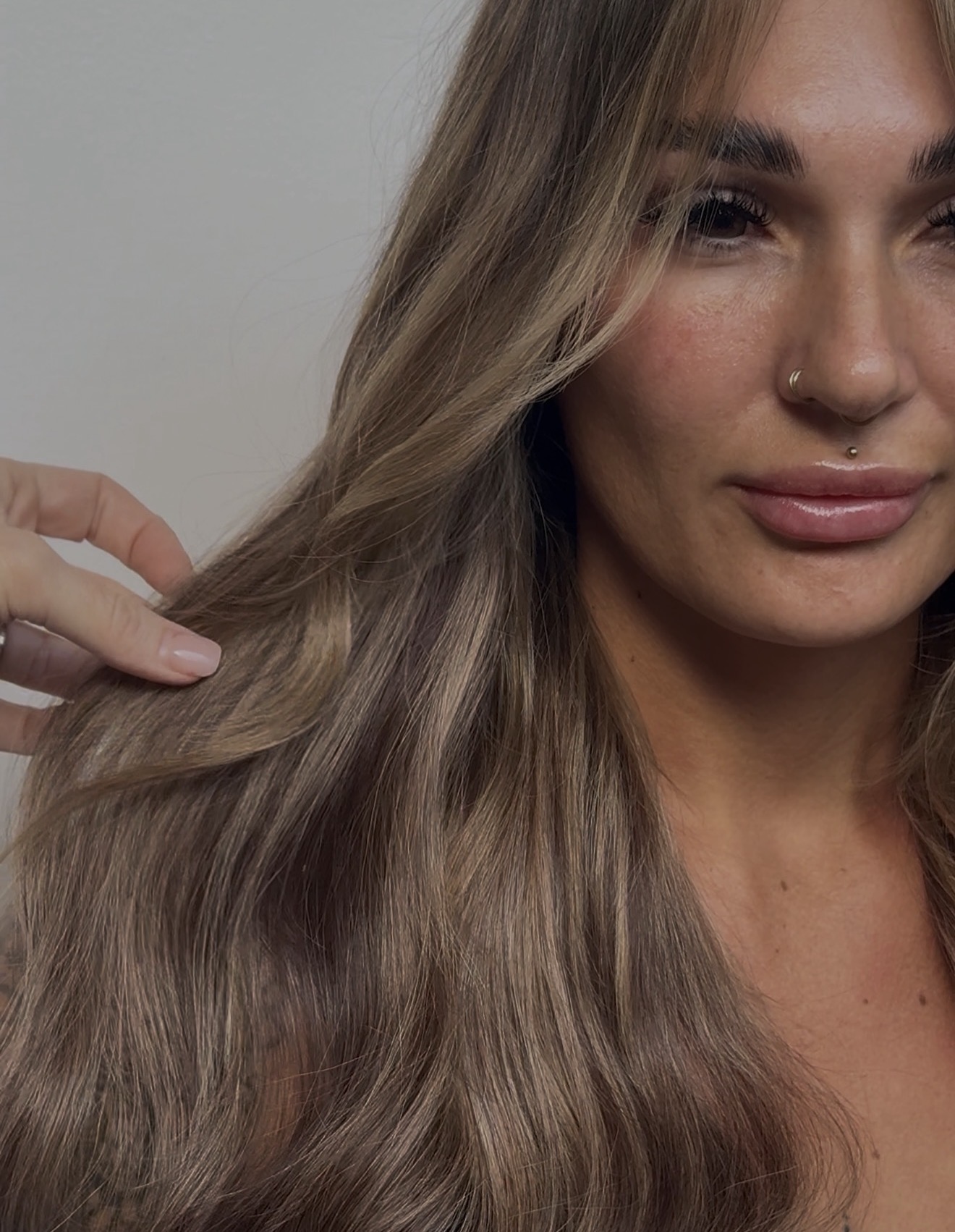 Nano bead vs weft hair extensions comparison at The Hair Chapel Redlands and Bayside Brisbane salon