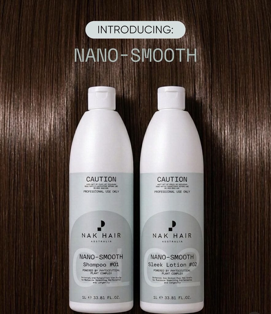 Nanoplasty Brisbane Bayside: NAK hair smoothing product